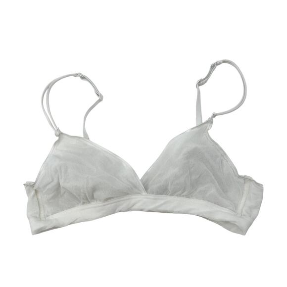 Cosabella white mesh Soire Confidence triangle Bra - Picture 5 of 9